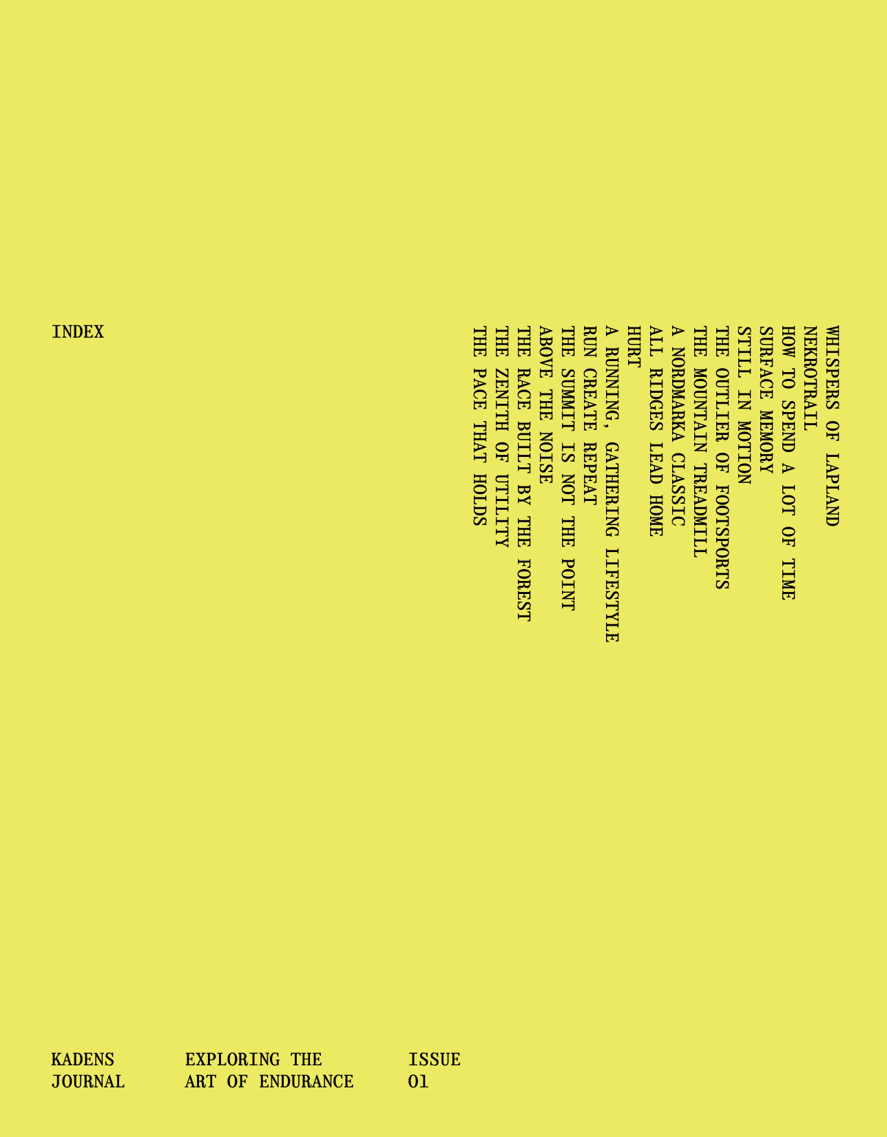 Kadens Journal